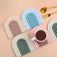 thumbnail image 3 of Topumt Rainbow Multipurpose Silicone Pot Holders,Hot Pads Silicone Heat Resistant Coasters,Cup Insulation Mat,Insulation Pad, 3 of 6