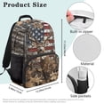 thumbnail image 7 of Uorisanigo American Flag Deer Camo School Backpack for Boys Girls 17 inch for Preschool Kindergarten Elementary Schoolbag Fashion Accessory Fit School, Camps and Travel, 7 of 7