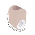 thumbnail image 4 of maskred Automatic Toothpaste Squeezer Fashion Wall-mounted Adhesive Rack Washable Toothpastes Dispenser Dust-proof Accessories pink 1 Pc, 4 of 6