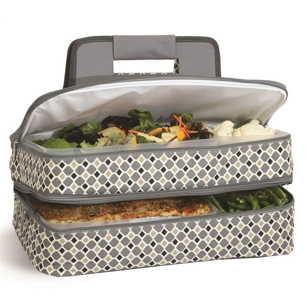 Entertainer Hot and Cold Food Carrier in Mosaic