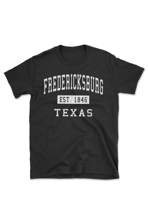 Fredericksburg Texas Classic Established Men's Cotton T-Shirt