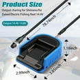 thumbnail image 3 of Adaptador de Batería para Carrete de Pesca Power Cable de Cordón para Artesano 20V V20 Dewalt makita Milwaukee M18 18V Batería Compatible con Daiwa 14.4V SEABORG 800MJ,SABORG 1200MJ 1200 800 Pesca..., 3 of 13