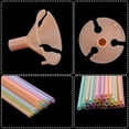 thumbnail image 4 of 40 Pcs Balloon Sticks with Base, NOGIS Plastic Balloon Sticks Baloon Holder Balloon Straws for Party, Birthday, Wedding, Anniversary Decoration, Colorful, 4 of 7