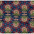 thumbnail image 4 of oneOone Organic Cotton Poplin Twill Fabric Leaves & Floral Block Printed Fabric 1 Yard 42 Inch Wide, 4 of 4