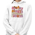 thumbnail image 2 of Spooky Nights Frightful Sights Hoodie Sweatshirt Unisex Large White, 2 of 5