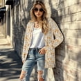 thumbnail image 5 of SCRAWLGOD Pumpkins Cardigan Jacket for Women Lightweight Jacket with Pockets Size S Long Sleeve Ladies Cardigan Sweaters for Fall Washable Womens Long Cardigan for Thanksgiving, 5 of 7