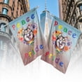 thumbnail image 4 of Peace Love Pride Alaskan Malamute with Rainbow Sunglasses LGBT LGBTQ+ House Flag 28x40in Double Sided Alaska Mal Dog Lovers Gifts Outdoor Decor - 01004, 4 of 5