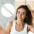 thumbnail image 3 of Unique Bargains Classic Styling Compact Comb Detangling Comb with Handle 22cm Stainless Steel Silver Tone, 3 of 6
