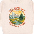 thumbnail image 3 of Inktastic Yellowstone National Park Vintage Design Toddler Sweatshirt, 3 of 4