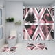thumbnail image 4 of Cortina de ducha con estampado digital de flamencos Cortina de baño de poliéster Cortinas de ducha para baño, 4 of 6