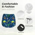 thumbnail image 6 of Fotbe Dinosaur In Space Womens High Waist Running Shorts Athletic Workout Quick Dry Shorts for Women with Pockets Gym Yoga Summer Shorts-Small, 6 of 9