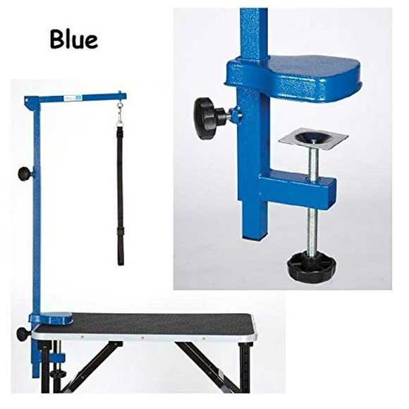 Professionnel Equipment Bras de Toilettage Pliable Disponible en 3 Couleurs (Bleu)