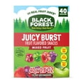 thumbnail image 2 of (4 pack) Black Forest Juicy Burst Fruit Flavored Snacks, Mixed Fruit, 0.8 oz, 40 Count, 2 of 10