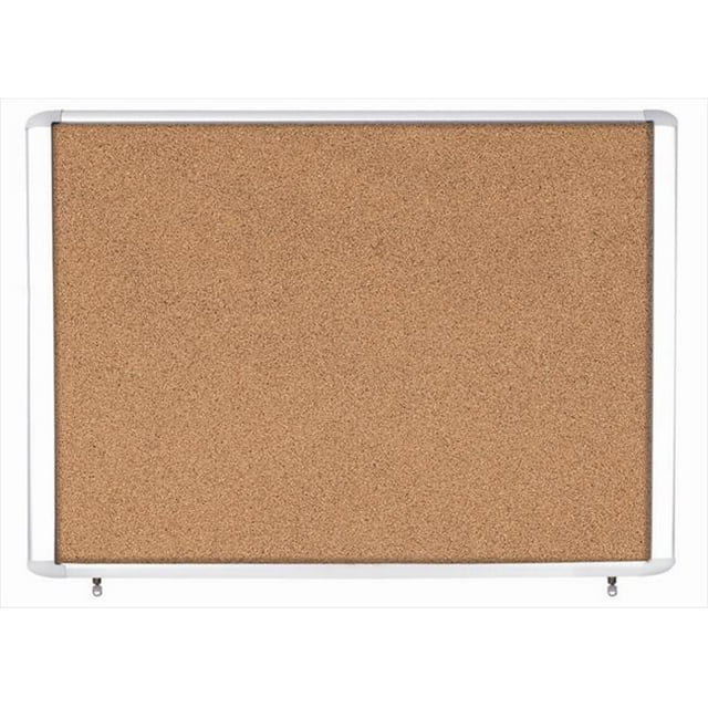 MasterVision VT340601760 30 x 26.5 Po. Tableau d'Extérieur Imperméable en Liège - Contient 6 Feuilles Format Lettre