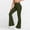 Army Green, variant on Butt Lifting Yoga Pants Women Flare Wide Leg High Waist Stretchy Slim-Fit Leggings Y2k Workout Gym Lounge Pants