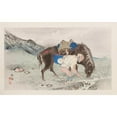 thumbnail image 2 of Takeuchi Seihō 18x13 Gold Ornate Wood Frame and Double Matted Museum Art Print Titled - Seiho Juni Fuji, Pl.06 (1894), 2 of 4