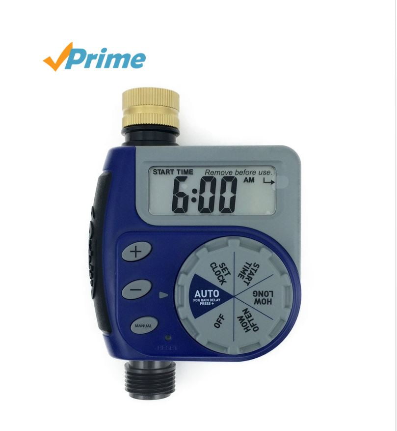 Orbit 62001 Digital Garden Hose Water Timer & Valve, Automatic Yard