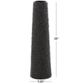 thumbnail image 3 of DecMode 25" Black Ceramic Vase with Bubble Texture, 3 of 7
