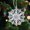 Silver, variant on Hioyaky Christmas Snowflake Snowflake String Decoration Christmas Tree Decoration Pendant For Christmas Decoration Christmas Tree Hanging Embellishments And Craft Diy