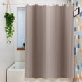 thumbnail image 3 of Brown Ombre Waterproof Shower Curtain, Stall 36"x78" Washable Polyester Fabric Shower Curtains for Bathroom, Modern Abstract Art Farmhouse Gradient Decorative Bathtub Curtain Sets with Hooks, 3 of 9