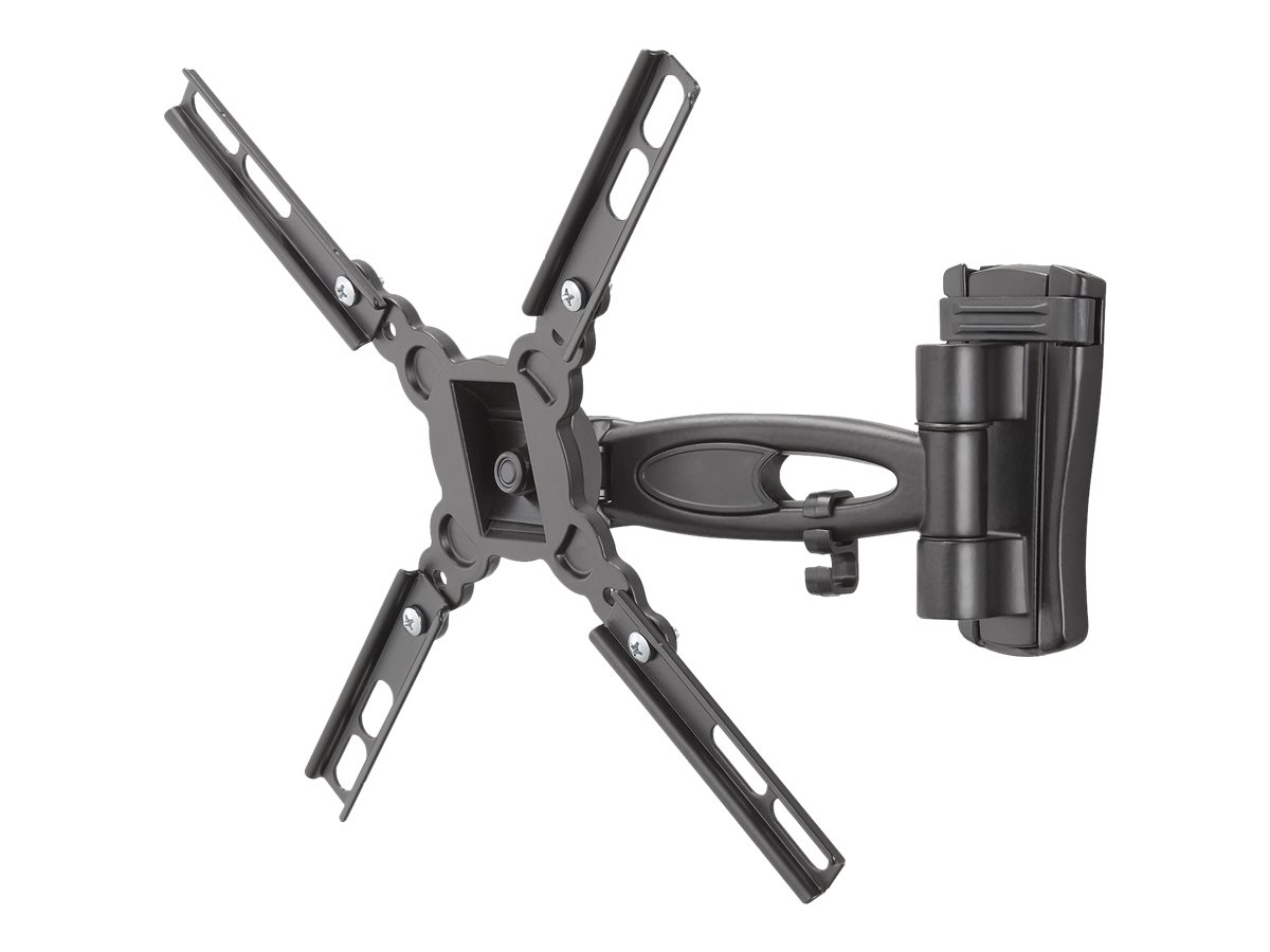 Ultra-Slim Black Fixed//Flat Low-Profile Wall Mount Bracket for Dynex DX-32L100A13 32 inch LCD HDTV TV//Television