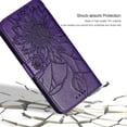 thumbnail image 3 of Funda tipo cartera con girasoles grabados para iPhone 11, multifuncional, elegante y con protección total., 3 of 5