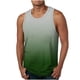 thumbnail image 1 of Tanques para Hombre para el Verano Solto Chaleco Impresión Deportivo Cuello Redondo, Casual, 1 of 4