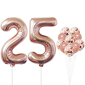 Supplies & Decoration Decor Suitable for Toddlers White and Pink Latex Balloon Decoration 1st Happy Birthday Party Balloons Large 1 Years Foil Balloon 12 Gold 32 Pc Set