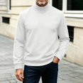 thumbnail image 6 of Horkkom Mock Neck Sweatshirt Plain Pullover Fall Outfits Sweatshirt Casual Trendy Sweatshirt M, 6 of 8