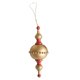thumbnail image 1 of Adornos de bolas para árbol de Navidad, colgantes de madera reutilizables e irrompibles, para árbol Oro, 1 of 9