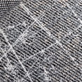 thumbnail image 4 of SAFAVIEH Mila Deforrest Distressed Polyester Area Rug, Ivory/Grey Black, 4' x 6', 4 of 8