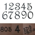 thumbnail image 2 of Black Door Numbers 0~9 70Mm Self-Adhesive Polished Solid House Flat Apartment, 2 of 9