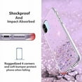 thumbnail image 6 of Compatible with Redmi A2 Case Cute Glitter Clear Sparkly Cases Shockproof Xiaomi Redmi A2 Phone Case for Women Girls Silicone Slim Bling Protective Cover (Purple), 6 of 14