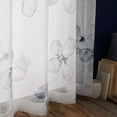 thumbnail image 2 of Bouclair Rideau Voile Bleu Nima 52x108 Po (132x274 cm), 2 of 4