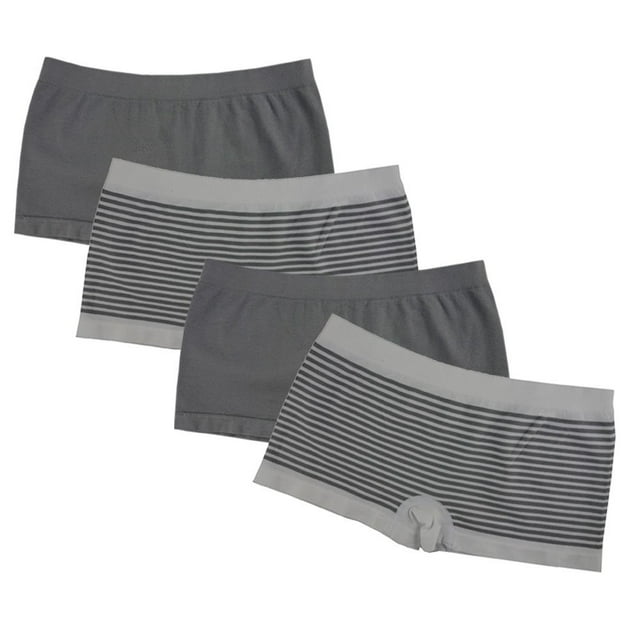 FEM Fille Culottes Sans Coutures Fille Shorts Garçon - Lot de 4