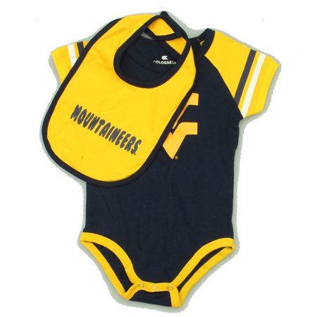 

Pre-owned Colosseum Boys Blue | Yellow Mountaineer Onesie size: 6-12 Months