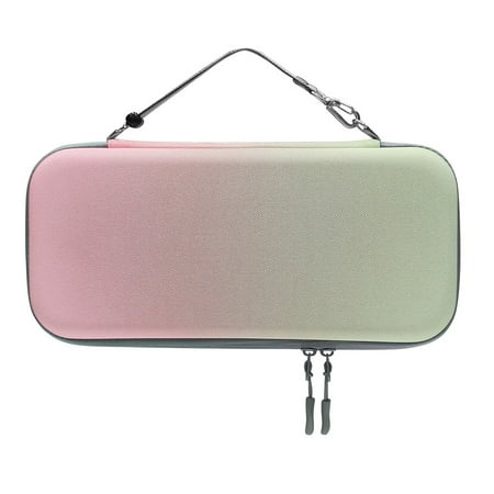 Portable Game Console Carrying Case Shockproof Waterproof Eva Travel Storage Bag With Handle For Handheld Devices Console Cover Charging Cable Earbuds Travel Commutes Home
