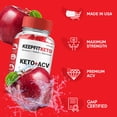 thumbnail image 2 of (10 Pack) Keep Fit Keto ACV Gummies, Higher Potency, Keep Fit Keto Gummies Supplement, 30 Day Supply Per Bottle, 2 of 6