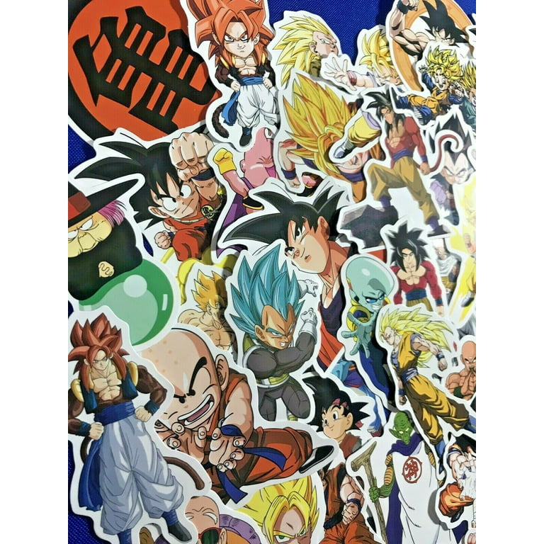 Dragon Ball Z Edition Laptop Sticker Pack of 50 – Stickerly