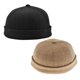 thumbnail image 1 of 2xMen Casual Plain Docker Hat Biker Skull Beanie Gorra con s Enrollados Negro + Colco Sombrero de moda, 1 of 8