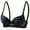 Black, variant on Women's Style Daily Bra Soft Underwire Light Support Push-up for Sleepovers Brunch Dates Casual Workdays