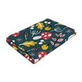 thumbnail image 3 of Uemuo Cartoon Leaf Mushroom Red Print Beach Towel for Women, Silver Fox Velvet Beach Towel, Quick-Dry Beach Towel,Pool Bath Beach Beach Towel Adult Blanket 27.5x55in, 3 of 6