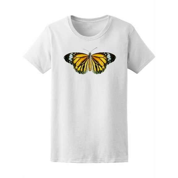 Yellow Butterfly With Open Wings Tee Women's -Image by Shutterstock