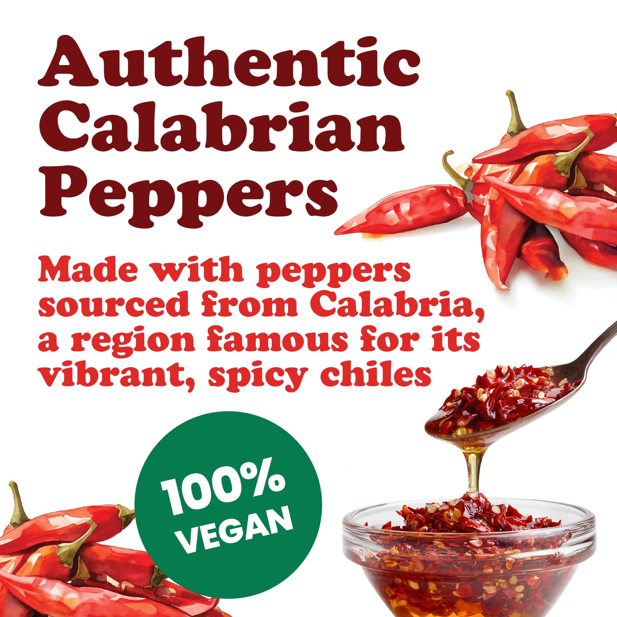 Crushed Calabrian Hot Chili Peppers in Oil, 310 gr – Chopped, Vegan (Pack of 6) - by Food To Live
