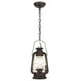 thumbnail image 2 of Meyda 151907 7 in. Miners Lantern Mini Pendant, Distressed Rust, 2 of 7