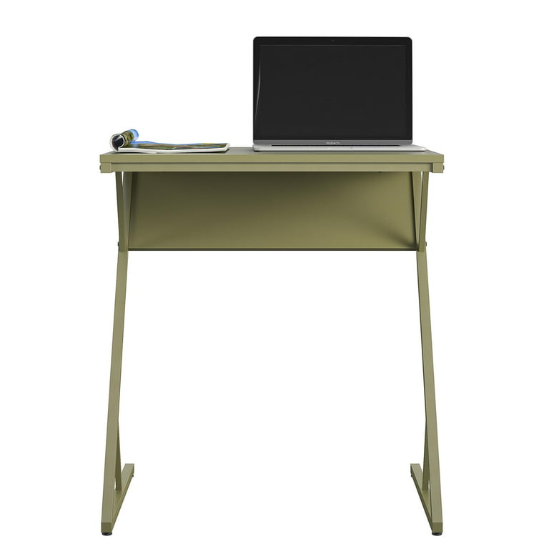 Novogratz Regal Laptop Couch Desk & Accent Table, Olive Green