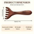 thumbnail image 6 of Six-Claw Meridian Massage Comb,2025 New Manual Scalp Massager Gua Sha Combs,Wooden Broad Tooth Comb Portable Massager Tool for Scalp Eye Facial Neck Shoulder (Light Brown/2pcs), 6 of 6