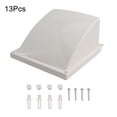 thumbnail image 6 of Abs Exterior Wall Ventilation Grille Range Hood Duct Air Outlet With Valve, 6 of 8
