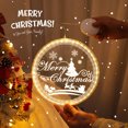 thumbnail image 4 of Qocolhg Christmas Window Lights Decorations, 9.4'' Large LED Christmas Window Hanging 3D Lights Decorations Battery Operated for Outdoor Indoor Windows Christmas Tree Party Holiday Wall (Santa Claus), 4 of 4