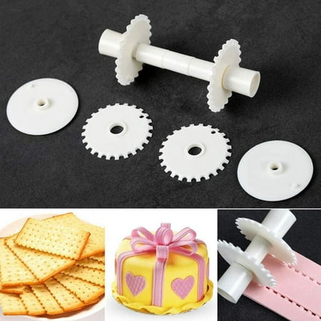 

Bakeware Fondants Strip Ribbon Cutters Sugarcraft Tool Cake Rolling Pin Embosser Rofca